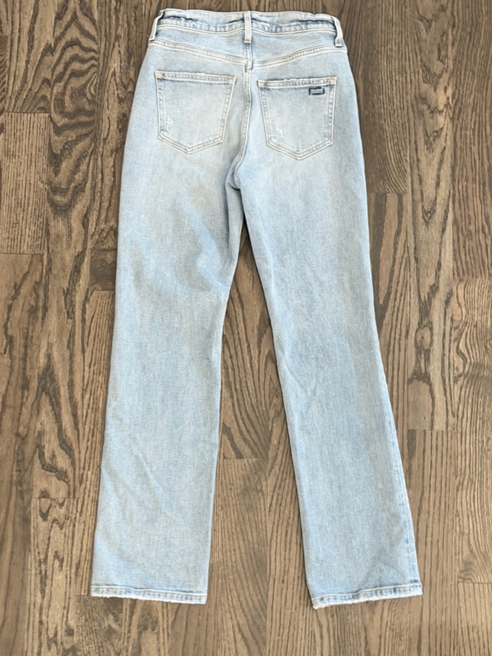 ✨ AYR The Sugar Jeans Light Wash Straight Leg High Rise W27 EUC - Picture 2 of 7